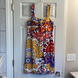 Brightly colored cotton summer sundress